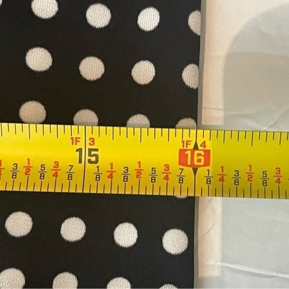 Talbots Black & White Polka Dot Career OfficeCore Shirt Dress NWOT Size S - Picture 12 of 13